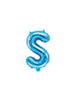 Globo foil letra S azul - Partydeco | Funidelia