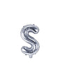 Globo foil letra S plateado