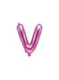 Globo foil letra V rosa oscuro (35 cm) - Partydeco | Funidelia