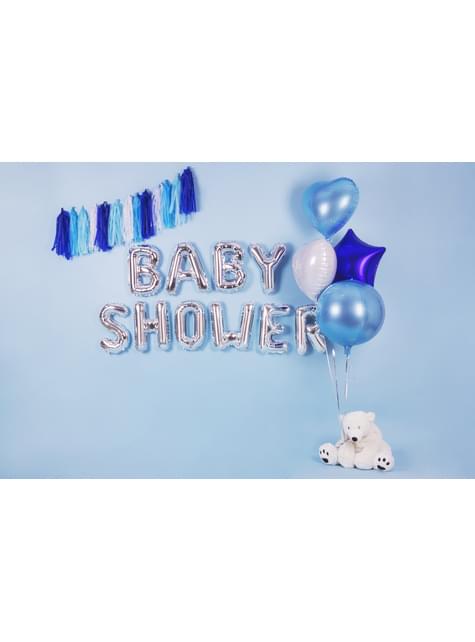 Globo foil letra W plateado (35 cm) - Partydeco | Funidelia
