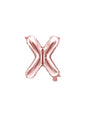 Globo foil letra X oro rosa (35 cm) - Partydeco | Funidelia
