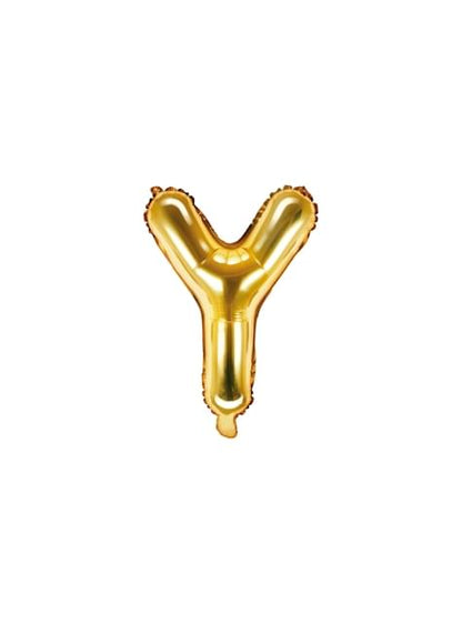 Globo foil letra Y dorado (35 cm) - Partydeco | Funidelia