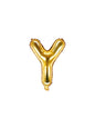 Globo foil letra Y dorado (35 cm) - Partydeco | Funidelia