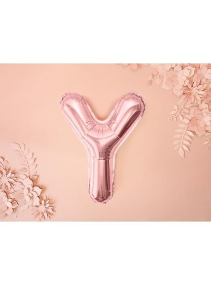 Globo foil letra Y oro rosa (35 cm) - Partydeco | Funidelia