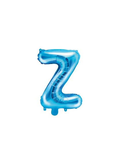 Globo foil letra Z azul (35 cm) - Partydeco | Funidelia