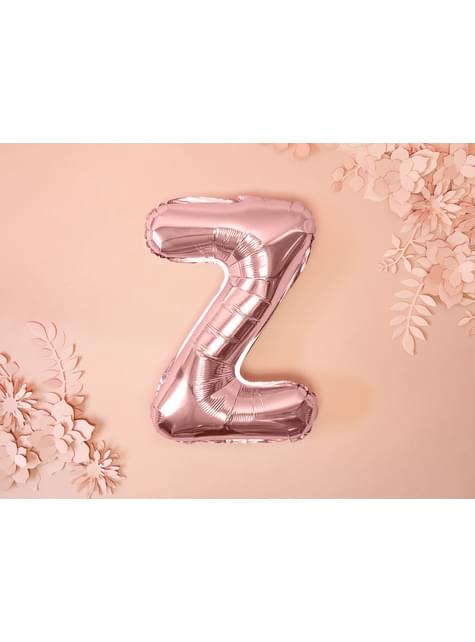 Globo foil letra Z oro rosa (35 cm) - Partydeco | Funidelia