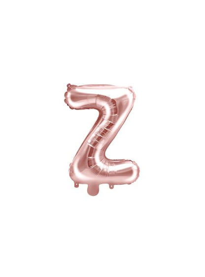 Globo foil letra Z oro rosa (35 cm) - Partydeco | Funidelia
