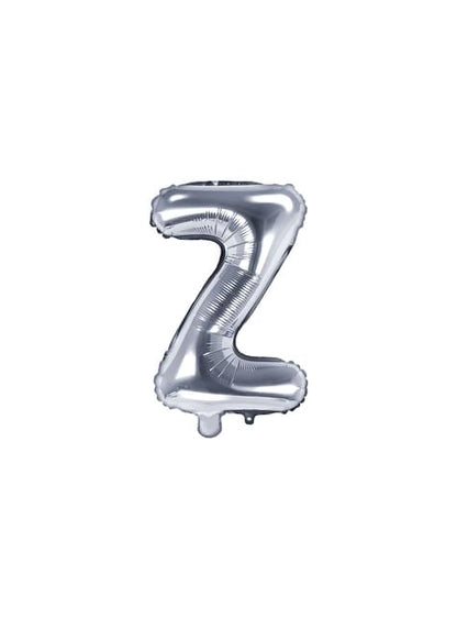 Globo foil letra Z plateado (35 cm) - Partydeco | Funidelia
