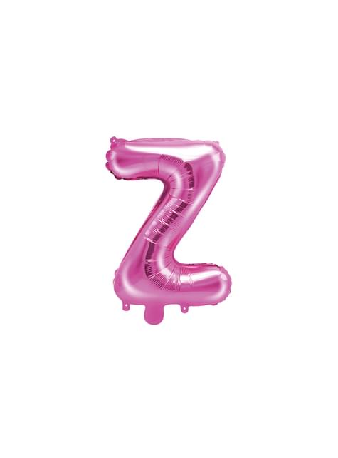 Globo foil letra Z rosa oscuro (35 cm) - Partydeco | Funidelia