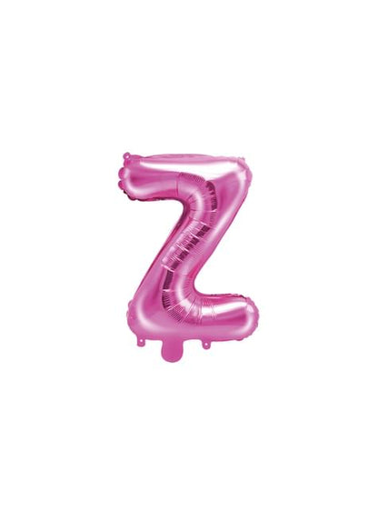 Globo foil letra Z rosa oscuro (35 cm) - Partydeco | Funidelia