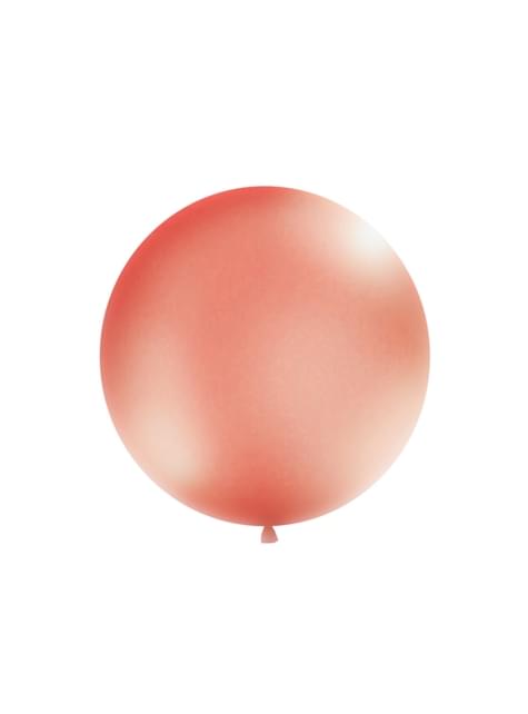 Globo gigante oro rosa pastel - Partydeco | Funidelia