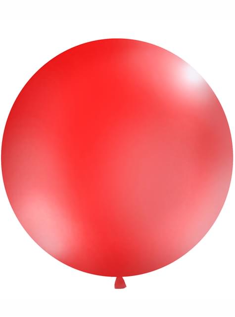 Globo gigante rojo pastel