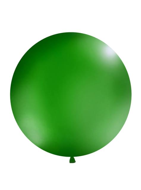Globo gigante verde oscuro pastel