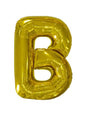 Globo letra B dorado (86 cm)