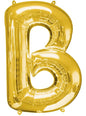Globo letra B dorado (86 cm) - AMSCAN | Funidelia