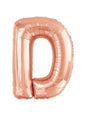 Globo letra D oro rosa (86 cm) - AMSCAN | Funidelia