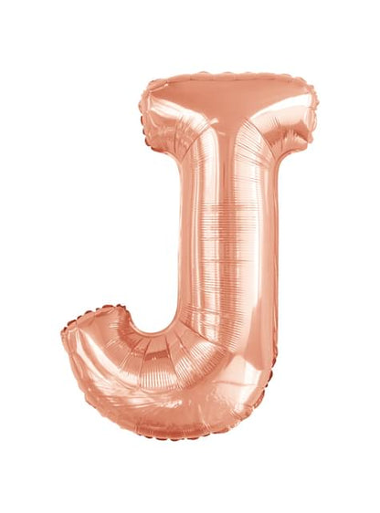 Globo letra J oro rosa (86 cm) - AMSCAN | Funidelia