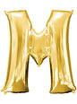 Globo letra M dorado (86 cm) - AMSCAN | Funidelia