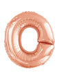 Globo letra O oro rosa (86 cm)