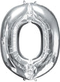 Globo letra O plateado (86 cm) - AMSCAN | Funidelia