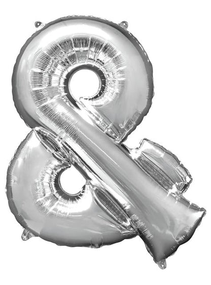 Globo & plateado (86 cm) - AMSCAN | Funidelia