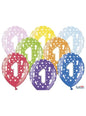 Globos de látex “1“multicolor - Partydeco | Funidelia