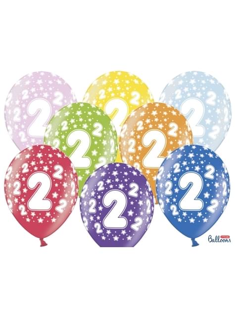 Globos de látex “2“multicolor