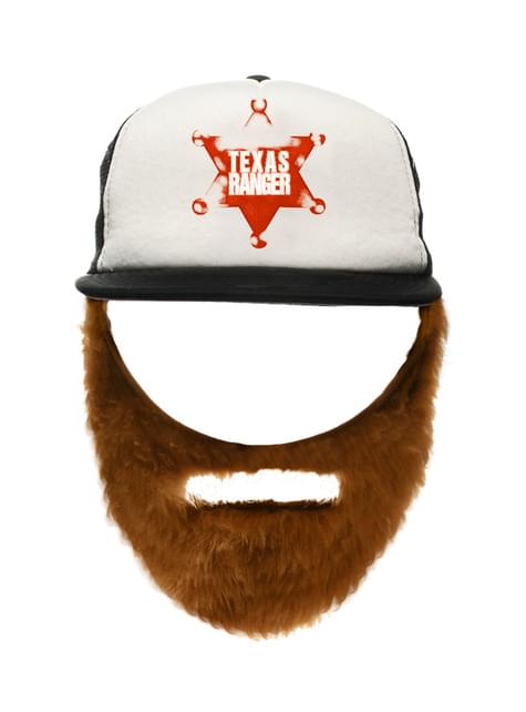 Gorra de Chuck con barba para adulto
