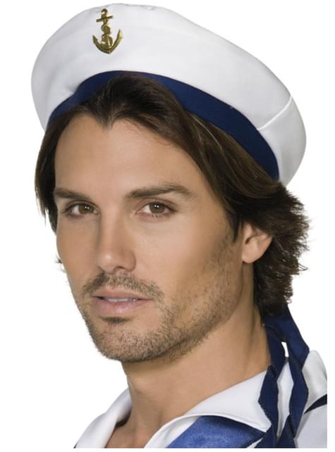 Gorra de marinero con ancla