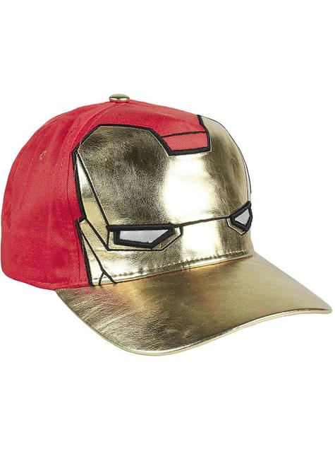 Gorra Iron Man dorada para hombre - Los Vengadores
