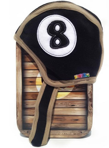 Gorro de bola de billar número 8 para bebé - The Kings of the House | Funidelia