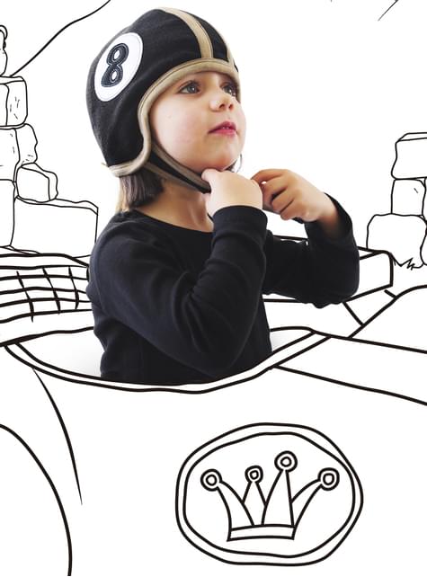 Gorro de bola de billar número 8 para bebé - The Kings of the House | Funidelia