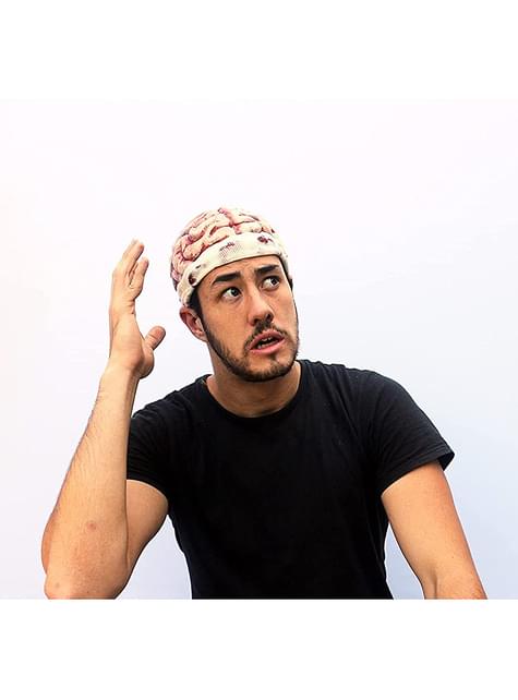 Gorro de cerebro ensangrentado