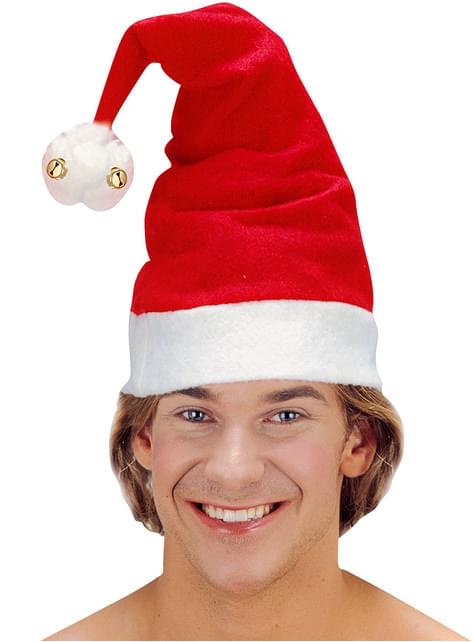 Gorro de Papá Noel con cascabeles - Widmann | Funidelia