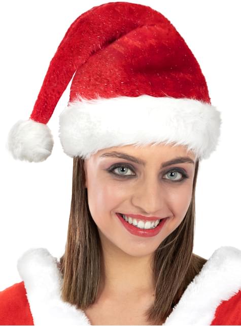 Gorro de Papá Noel Deluxe - Funiglobal | Funidelia