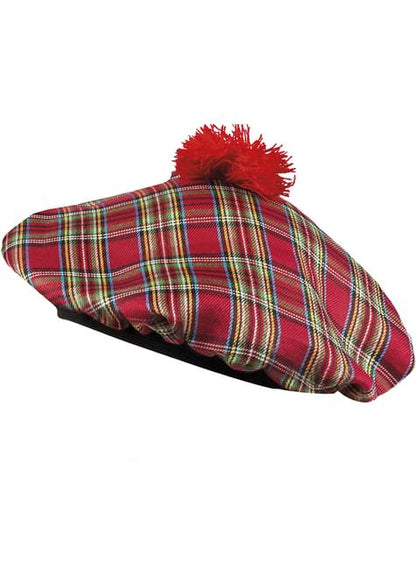 Gorro escocés rojo para adulto - Boland | Funidelia