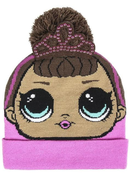 Gorro LOL Surprise rosa para niña - Artesanía Cerdá S.L. | Funidelia