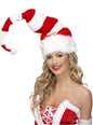 Gorro Papá Noel largo a rayas