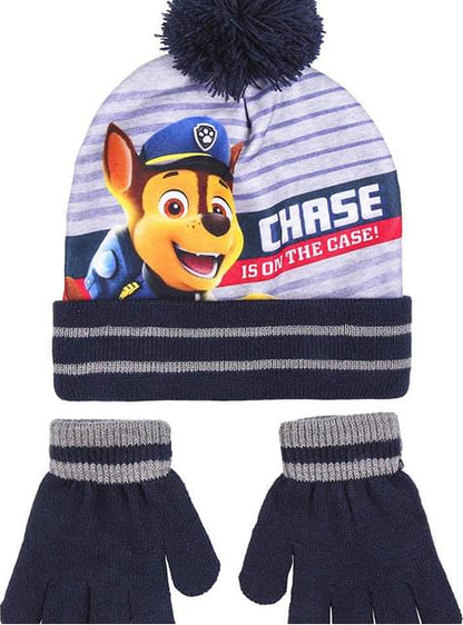 Gorro y guantes de la Patrulla Canina para niño