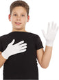 Guantes blancos de 22 cm para niños - Funiglobal | Funidelia