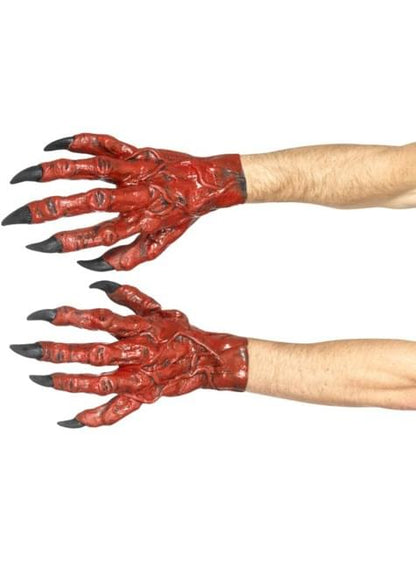 Guantes de demonio de látex para adulto - Smiffys | Funidelia