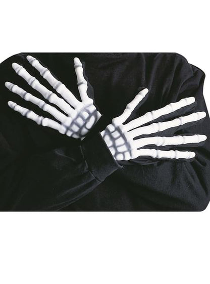 Guantes de esqueleto con relieve fluorescentes - Widmann | Funidelia