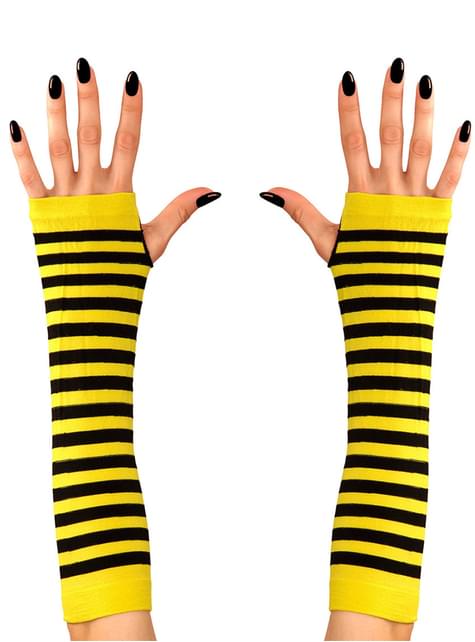 Guantes largos de abeja para mujer - Widmann | Funidelia