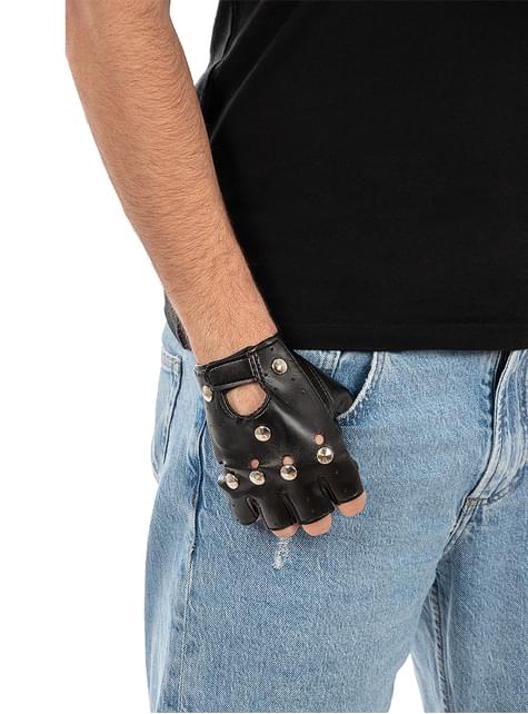 Guantes punk negros para adulto - Funiglobal | Funidelia