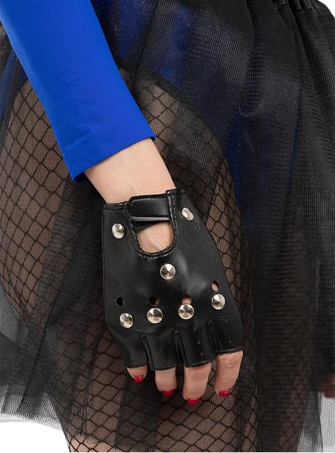 Guantes punk negros para adulto - Funiglobal | Funidelia