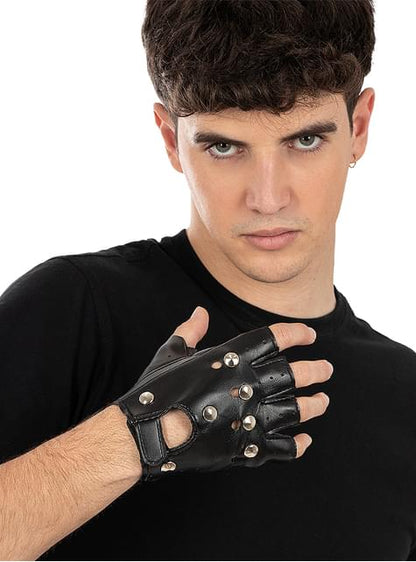 Guantes punk negros para adulto - Funiglobal | Funidelia