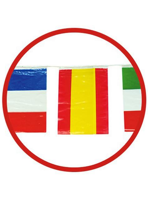 Guirnalda 50 m. Banderas Internacionales grandes