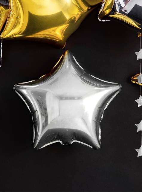 Guirnalda con estrellas plateadas (3,6 m) - Partydeco | Funidelia