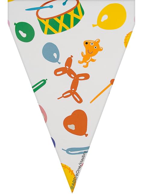 Guirnalda de banderines de Peppa Pig - Funiglobal | Funidelia