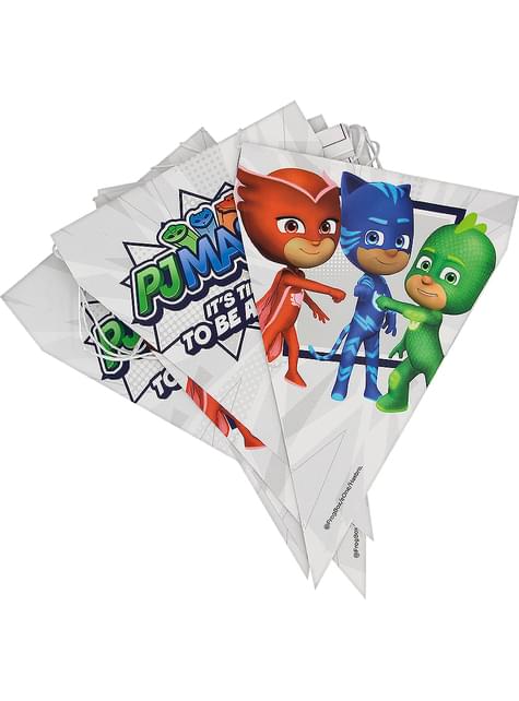 Guirnalda de banderines de Pj Masks - Funiglobal | Funidelia